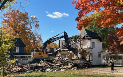 Demolition on Fourth Street
