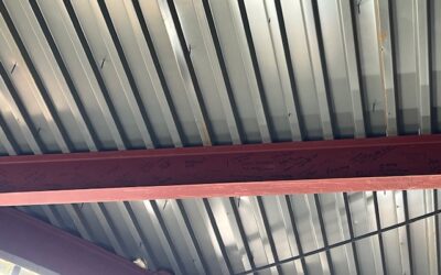 Where is the signed beam?