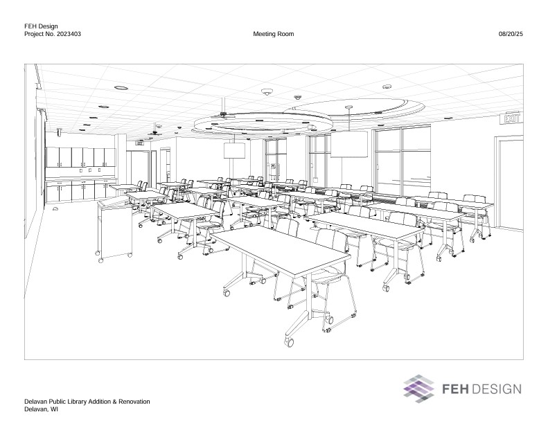 Meeting room mock up