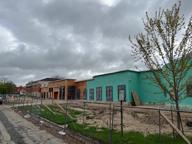 Vapor barrier construction site