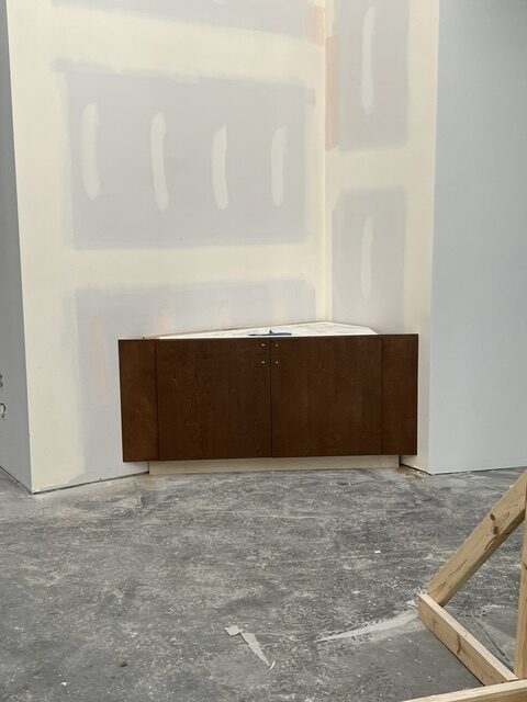 cabinet installation interior