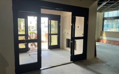 Automatic entry doors installed!